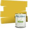 imagePRESTIGE Paints Interior Paint and Primer In One 1Gallon Flat Comparable Match of Sherwin Williams Confident YellowEye Catching