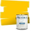 imagePRESTIGE Paints Interior Paint and Primer In One 1Gallon Flat Comparable Match of Sherwin Williams Confident YellowForsythia