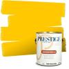 imagePRESTIGE Paints Interior Paint and Primer In One 1Gallon Flat Comparable Match of Sherwin Williams Confident YellowForsythia