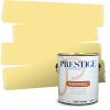 imagePRESTIGE Paints Interior Paint and Primer In One 1Gallon Flat Comparable Match of Sherwin Williams Confident YellowFun Yellow