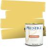 imagePRESTIGE Paints Interior Paint and Primer In One 1Gallon Flat Comparable Match of Sherwin Williams Confident YellowFunky Yellow