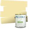 imagePRESTIGE Paints Interior Paint and Primer In One 1Gallon Flat Comparable Match of Sherwin Williams Confident YellowGlisten Yellow