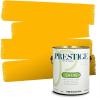 imagePRESTIGE Paints Interior Paint and Primer In One 1Gallon Flat Comparable Match of Sherwin Williams Confident YellowGoldfinch