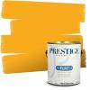 imagePRESTIGE Paints Interior Paint and Primer In One 1Gallon Flat Comparable Match of Sherwin Williams Confident YellowGusto Gold