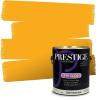 imagePRESTIGE Paints Interior Paint and Primer In One 1Gallon Flat Comparable Match of Sherwin Williams Confident YellowGusto Gold