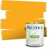 imagePRESTIGE Paints Interior Paint and Primer In One 1Gallon Flat Comparable Match of Sherwin Williams Confident YellowGusto Gold