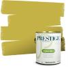 imagePRESTIGE Paints Interior Paint and Primer In One 1Gallon Flat Comparable Match of Sherwin Williams Confident YellowHelp Green