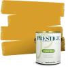 imagePRESTIGE Paints Interior Paint and Primer In One 1Gallon Flat Comparable Match of Sherwin Williams Fervent BrassGlitzy Gold