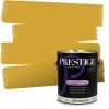 imagePRESTIGE Paints Interior Paint and Primer In One 1Gallon Flat Comparable Match of Sherwin Williams Fervent BrassKingdom Gold