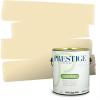 imagePRESTIGE Paints Interior Paint and Primer In One 1Gallon Flat Comparable Match of Sherwin Williams Fervent BrassLemon Chiffon