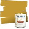 imagePRESTIGE Paints Interior Paint and Primer In One 1Gallon Flat Comparable Match of Sherwin Williams Fervent BrassSW6699PCM