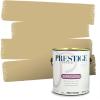 imagePRESTIGE Paints Interior Paint and Primer In One 1Gallon Flat Comparable Match of Sherwin Williams Fervent BrassWheat Grass