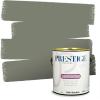 imagePRESTIGE Paints Interior Paint and Primer In One 1Gallon Flat Comparable Match of Sherwin Williams Frosty WhiteSW6186PCM