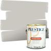 imagePRESTIGE Paints Interior Paint and Primer In One 1Gallon Flat Comparable Match of Sherwin Williams Frosty WhiteSW6197PCM