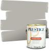 imagePRESTIGE Paints Interior Paint and Primer In One 1Gallon Flat Comparable Match of Sherwin Williams Frosty WhiteSW6198PCM
