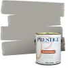 imagePRESTIGE Paints Interior Paint and Primer In One 1Gallon Flat Comparable Match of Sherwin Williams Frosty WhiteSW6199PCM