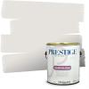 imagePRESTIGE Paints Interior Paint and Primer In One 1Gallon Flat Comparable Match of Sherwin Williams Frosty WhiteSW6203PCM