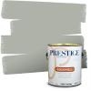 imagePRESTIGE Paints Interior Paint and Primer In One 1Gallon Flat Comparable Match of Sherwin Williams Frosty WhiteSW6206PCM