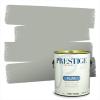imagePRESTIGE Paints Interior Paint and Primer In One 1Gallon Flat Comparable Match of Sherwin Williams Frosty WhiteSW6206PCM