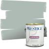 imagePRESTIGE Paints Interior Paint and Primer In One 1Gallon Flat Comparable Match of Sherwin Williams Frosty WhiteSW6212PCM