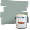 imagePRESTIGE Paints Interior Paint and Primer In One 1Gallon Flat Comparable Match of Sherwin Williams Frosty WhiteSW6213PCM