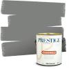 imagePRESTIGE Paints Interior Paint and Primer In One 1Gallon Flat Comparable Match of Sherwin Williams Site WhiteSW7067PCM