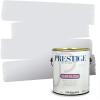 imagePRESTIGE Paints Interior Paint and Primer In One 1Gallon Flat Comparable Match of Sherwin Williams Soothing WhiteSW6539PCM