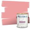imagePRESTIGE Paints Interior Paint and Primer In One 1Gallon Flat Comparable Match of Valspar Cosmic PinkAntique Coral