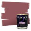 imagePRESTIGE Paints Interior Paint and Primer In One 1Gallon Flat Comparable Match of Valspar Cosmic PinkBelle Grove Flame stitch Red