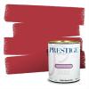 imagePRESTIGE Paints Interior Paint and Primer In One 1Gallon Flat Comparable Match of Valspar Cosmic PinkClassic Red