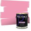 imagePRESTIGE Paints Interior Paint and Primer In One 1Gallon Flat Comparable Match of Valspar Cosmic PinkHarmonious Rose