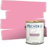 imagePRESTIGE Paints Interior Paint and Primer In One 1Gallon Flat Comparable Match of Valspar Cosmic PinkHarmonious Rose