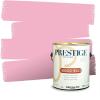 imagePRESTIGE Paints Interior Paint and Primer In One 1Gallon Flat Comparable Match of Valspar Cosmic PinkHushed Rose