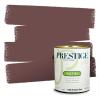 imagePRESTIGE Paints Interior Paint and Primer In One 1Gallon Flat Comparable Match of Valspar Cosmic PinkLyndhurst Rich Brown