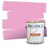imagePRESTIGE Paints Interior Paint and Primer In One 1Gallon Flat Comparable Match of Valspar Cosmic PinkPink Plunge