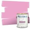 imagePRESTIGE Paints Interior Paint and Primer In One 1Gallon Flat Comparable Match of Valspar Cosmic PinkPink Plunge