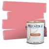 imagePRESTIGE Paints Interior Paint and Primer In One 1Gallon Flat Comparable Match of Valspar Cosmic PinkPoppy Field