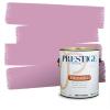 imagePRESTIGE Paints Interior Paint and Primer In One 1Gallon Flat Comparable Match of Valspar Cosmic PinkQuilted Heart