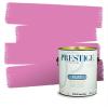 imagePRESTIGE Paints Interior Paint and Primer In One 1Gallon Flat Comparable Match of Valspar Cosmic PinkRaspberry Sorbet