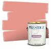 imagePRESTIGE Paints Interior Paint and Primer In One 1Gallon Flat Comparable Match of Valspar Cosmic PinkSalmon Rose