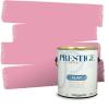 imagePRESTIGE Paints Interior Paint and Primer In One 1Gallon Flat Comparable Match of Valspar Cosmic PinkSecond Blush