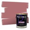 imagePRESTIGE Paints Interior Paint and Primer In One 1Gallon Flat Comparable Match of Valspar Cosmic PinkSpanish Rose Shadow