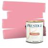 imagePRESTIGE Paints Interior Paint and Primer In One 1Gallon Flat Comparable Match of Valspar Cosmic PinkSweet Sixteen