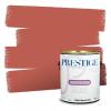 imagePRESTIGE Paints Interior Paint and Primer In One 1Gallon Flat Comparable Match of Valspar Cosmic PinkWoodlawn Salsa