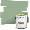 imagePRESTIGE Paints Interior Paint and Primer In One 1Gallon Satin Comparable Match of Sherwin Williams Kale GreenSW6451PCM