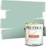 imagePRESTIGE Paints Interior Paint and Primer In One 1Gallon Satin Comparable Match of Sherwin Williams Kale GreenSW6464PCM