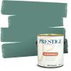 imagePRESTIGE Paints Interior Paint and Primer In One 1Gallon Satin Comparable Match of Sherwin Williams Kale GreenSW6473PCM