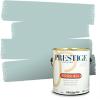 imagePRESTIGE Paints Interior Paint and Primer In One 1Gallon Satin Comparable Match of Sherwin Williams Kale GreenSW6478PCM
