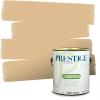 imagePRESTIGE Paints Interior Paint and Primer In One 1Gallon SemiGloss Comparable Match of Sherwin Williams Mannered GoldSW6128PCM