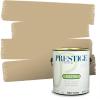 imagePRESTIGE Paints Interior Paint and Primer In One 1Gallon SemiGloss Comparable Match of Sherwin Williams Mannered GoldSW6136PCM